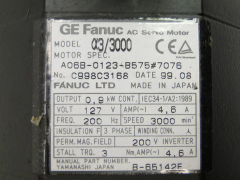 FANUC A06B-0123-B575#7076