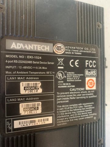 ADVANTECH EKI-1524