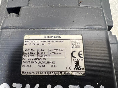 SIEMENS 1FK7063-2AF71-1RB0