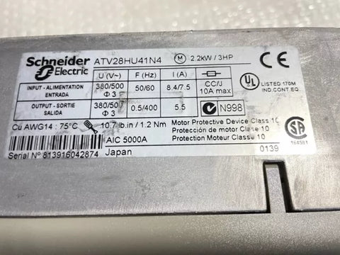 SCHNEIDER ELECTRIC ATV28HU41N4