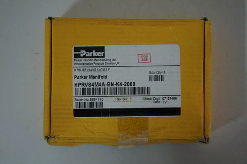 Parker HPRV S4M4A-BN-K4-2000