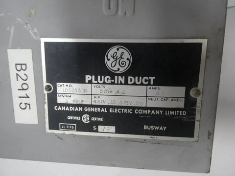 General Electric LBS2531B