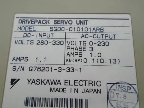 YASKAWA SGDC-010101ARB