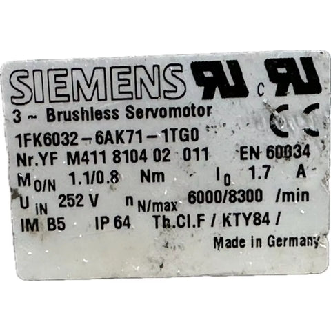 Siemens 1FK6032-6AK71-1TG0