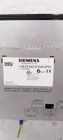 SIEMENS 6AV6643-5CD20-0PS1