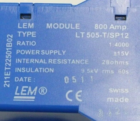 LEM LT505-T/SP12