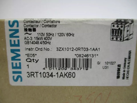 SIEMENS 3RT1034-1AK60