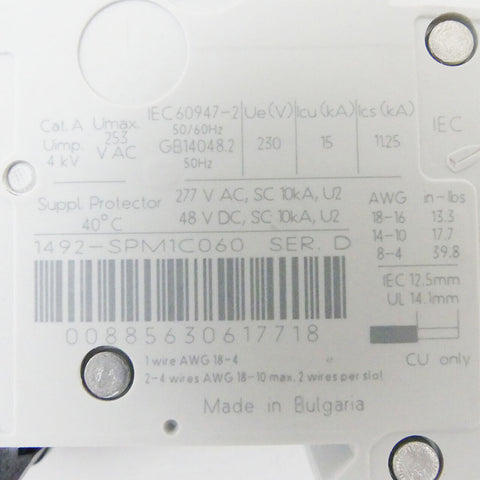 Allen-Bradley 1492-SPM1C060