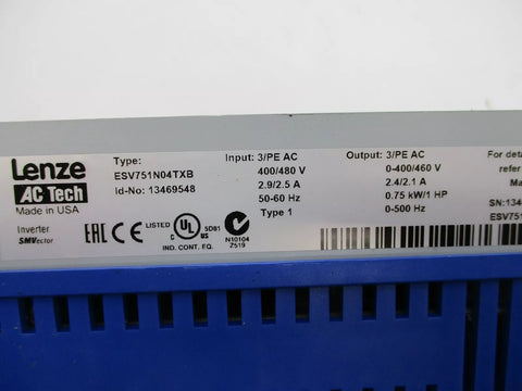 LENZE ESV751N04TXB