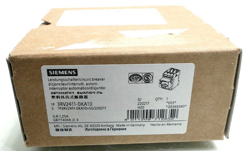 Siemens 3RV2411-0KA10