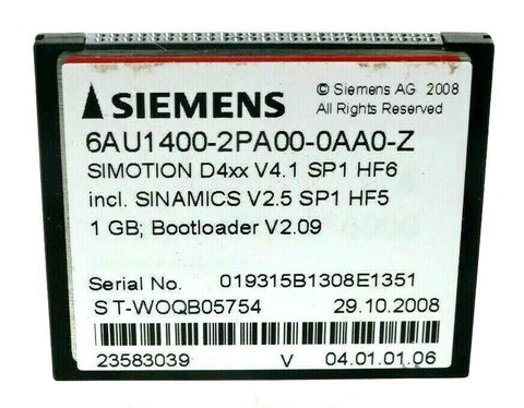 Siemens 6AU1400-2PA00-0AA0-Z