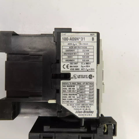 Allen Bradley 100-A09N*31
