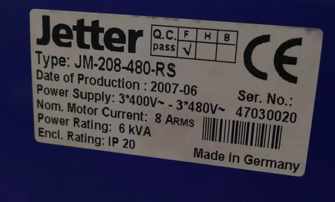 Jetter JM-208-480RS