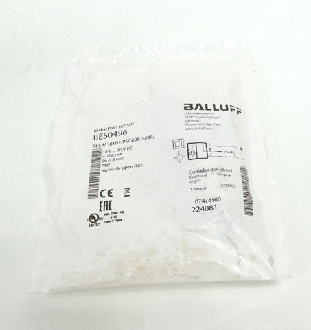 BALLUFF BES M18MI2-PSC80B-S04G