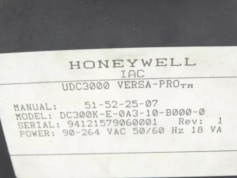 Honeywell DC300K-E-0A3-10-B000-0