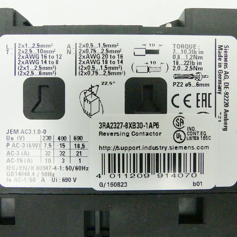 SIEMENS 3RA2327-8XB30-1AP6