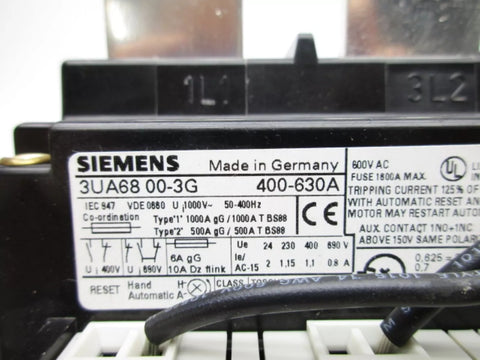 SIEMENS 3UA6-800-3G