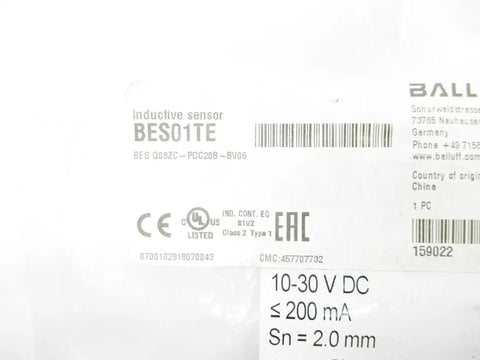 BALLUFF BESQ08ZC-POC20B-BV06