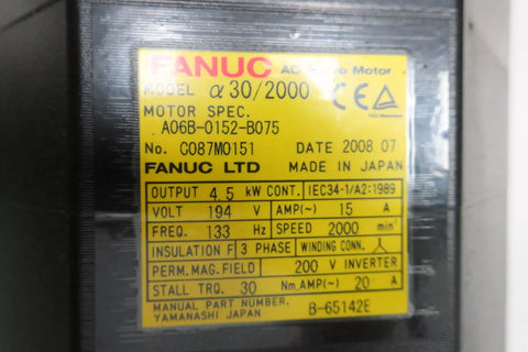 FANUC A06B-0152-B075