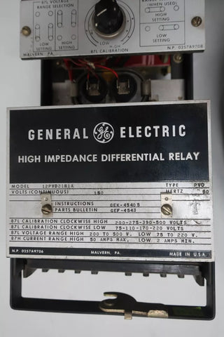 General Electric 12PVD21B1A