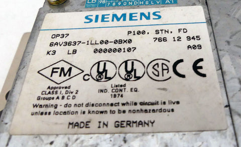 SIEMENS 6AV3637-1LL00-0BX0