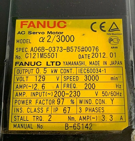 Fanuc A06B-0373-B575