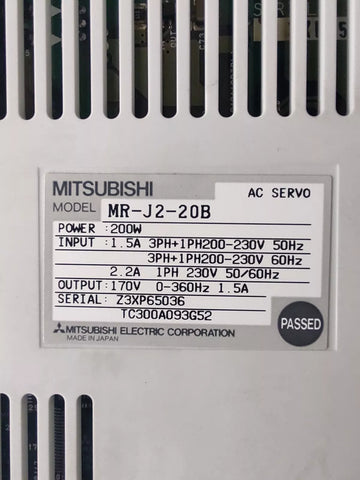 MITSUBISHI MR-J2-20B