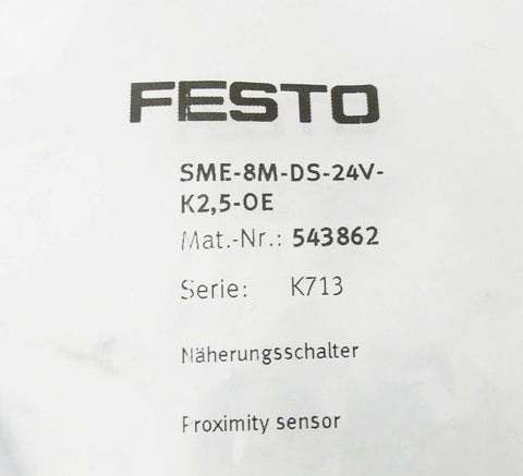 FESTO SME-8M-DS-24V-K-2.5-OE