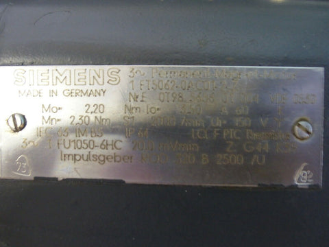 SIEMENS 1FT5062-0AC01-2-Z