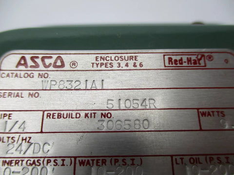 ASCO WP8321A1