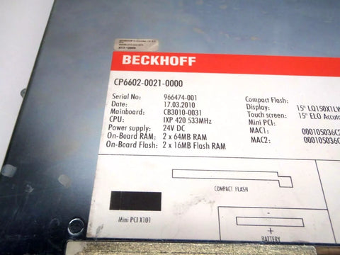 BECKHOFF CP6602-0021-0000