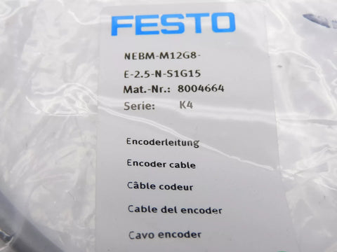 FESTO NEBM-M12G8-E-2.5-N-S1G15