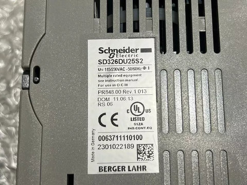 SCHNEIDER ELECTRIC SD326DU25S2