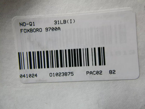 Foxboro 9700A