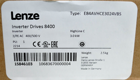 Lenze E84AVHCE3024VBS