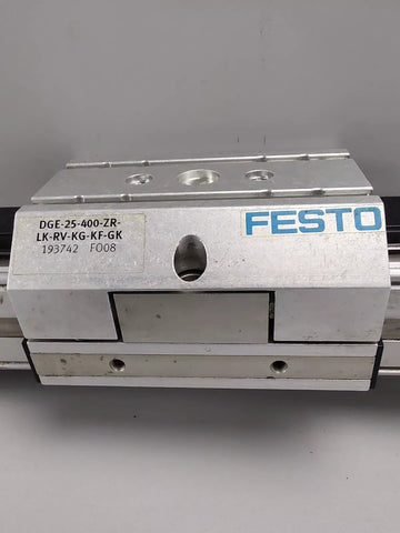 FESTO DGE-25-400-ZR-LK-RV-KG-KF-GK