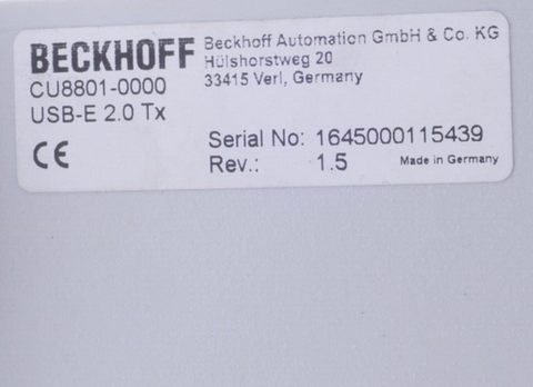 BECKHOFF CU8801-0000