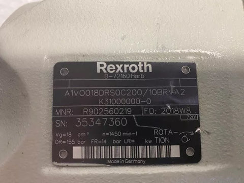 REXROTH A1VOO18DRS0C200/10BRVA2