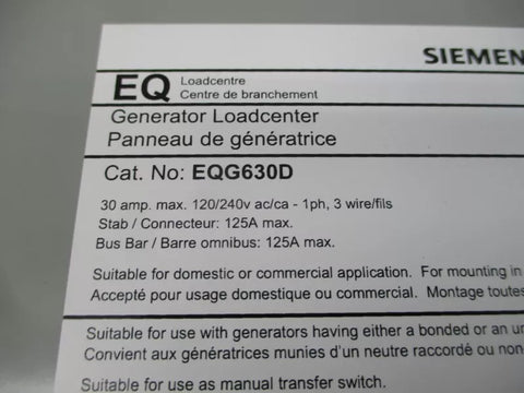 SIEMENS EQG630D