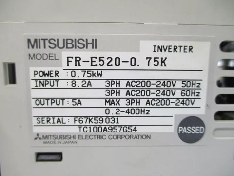 MITSUBISHI FR-E520-0.75K