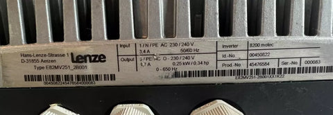 LENZE E82MV251-2B001