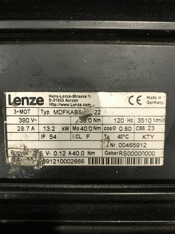 LENZE MDFKABS100-22