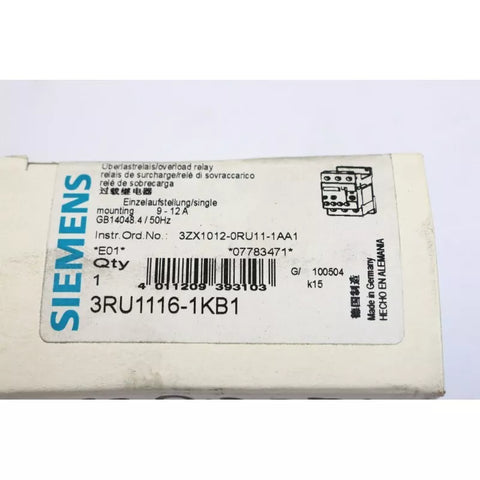 SIEMENS 3RU1116-1KB1