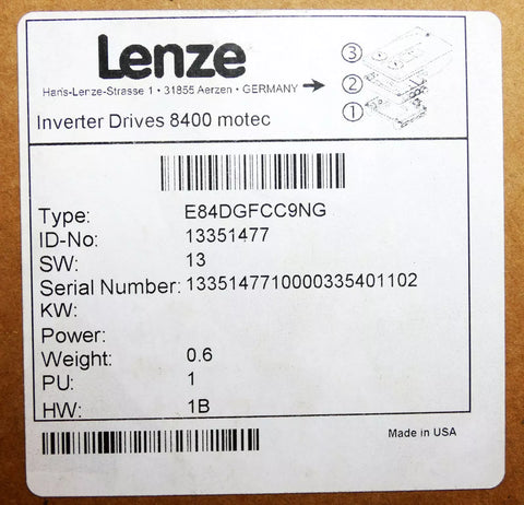 Lenze E84DGFCC9NG