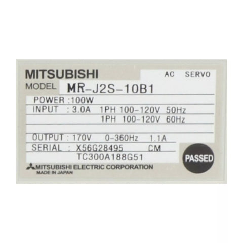 MITSUBISHI MR-J2S-10B1