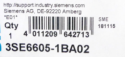 SIEMENS 3SE6605-1BA02