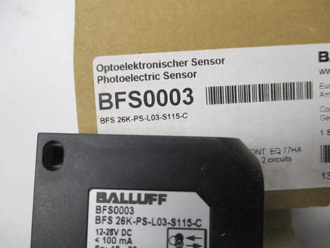 BALLUFF BFS26K-PS-L03-S115-C