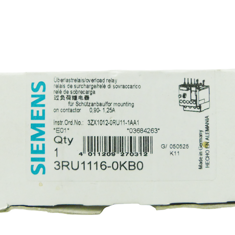 SIEMENS 3RU1116-0KB0