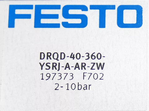 FESTO DRQD-40-360-YSRJ-A-AR-ZW