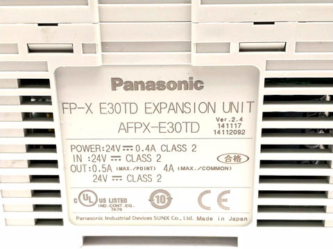 Panasonic AFPX-E30TD